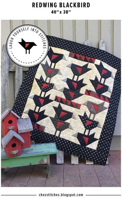 Redwing Blackbird by Laugh Yourself into Stitches