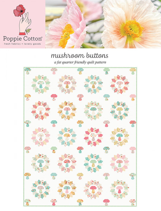 Mushroom Buttons by Poppie Cotton