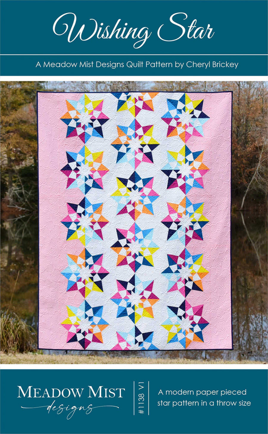 Wishing Star Quilt Pattern by Meadow Mist Designs by Checker Distributors