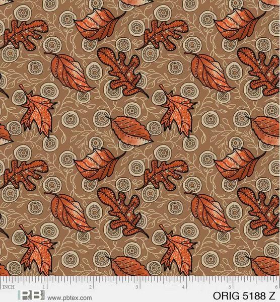 Origins, Leaf Toss-Ombre Quilting Fabric