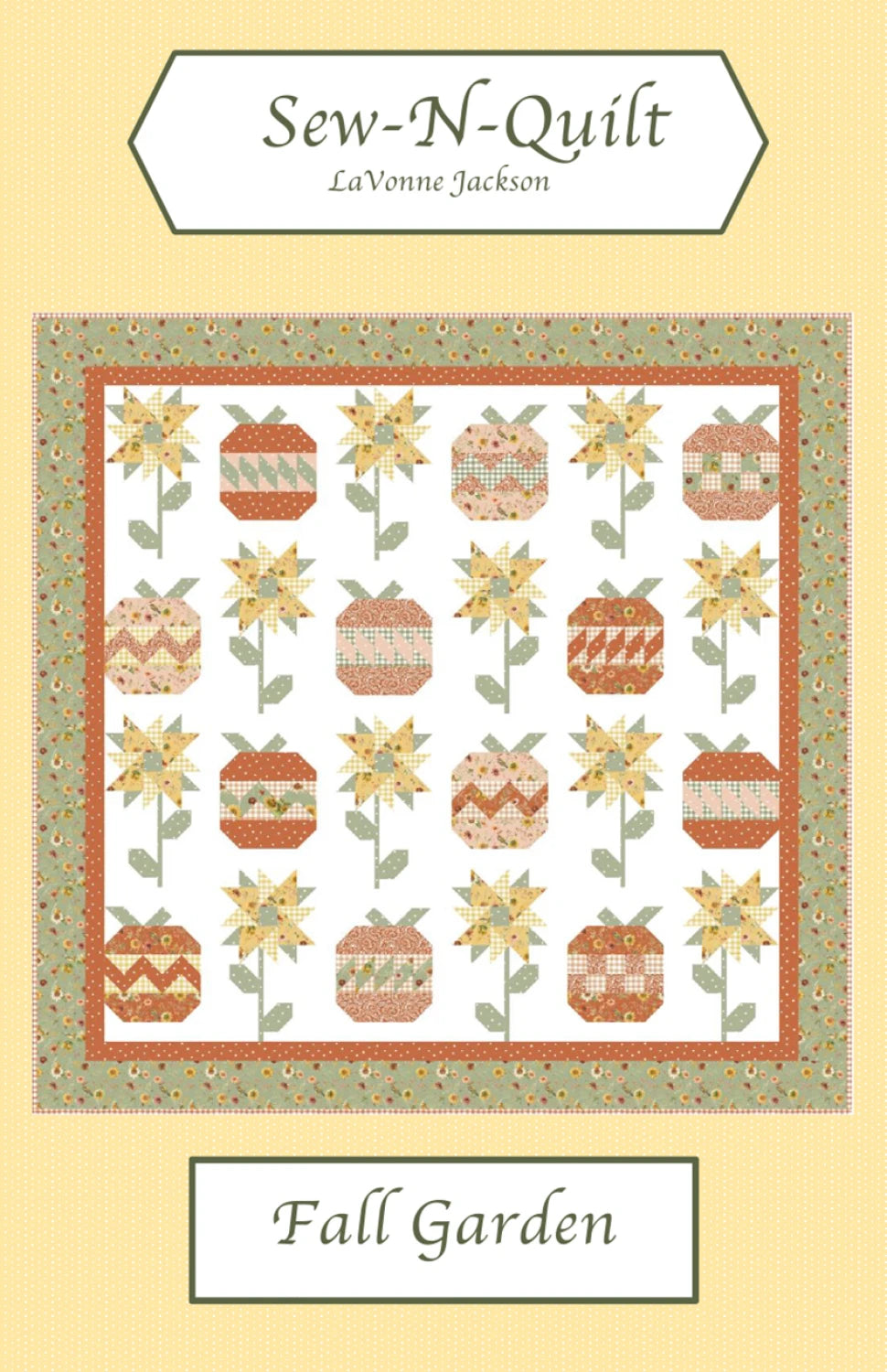 Fall Garden Quilt Pattern by Sew-N-Quilt – Cozy Autumn Quilting Project by Checker Distributors