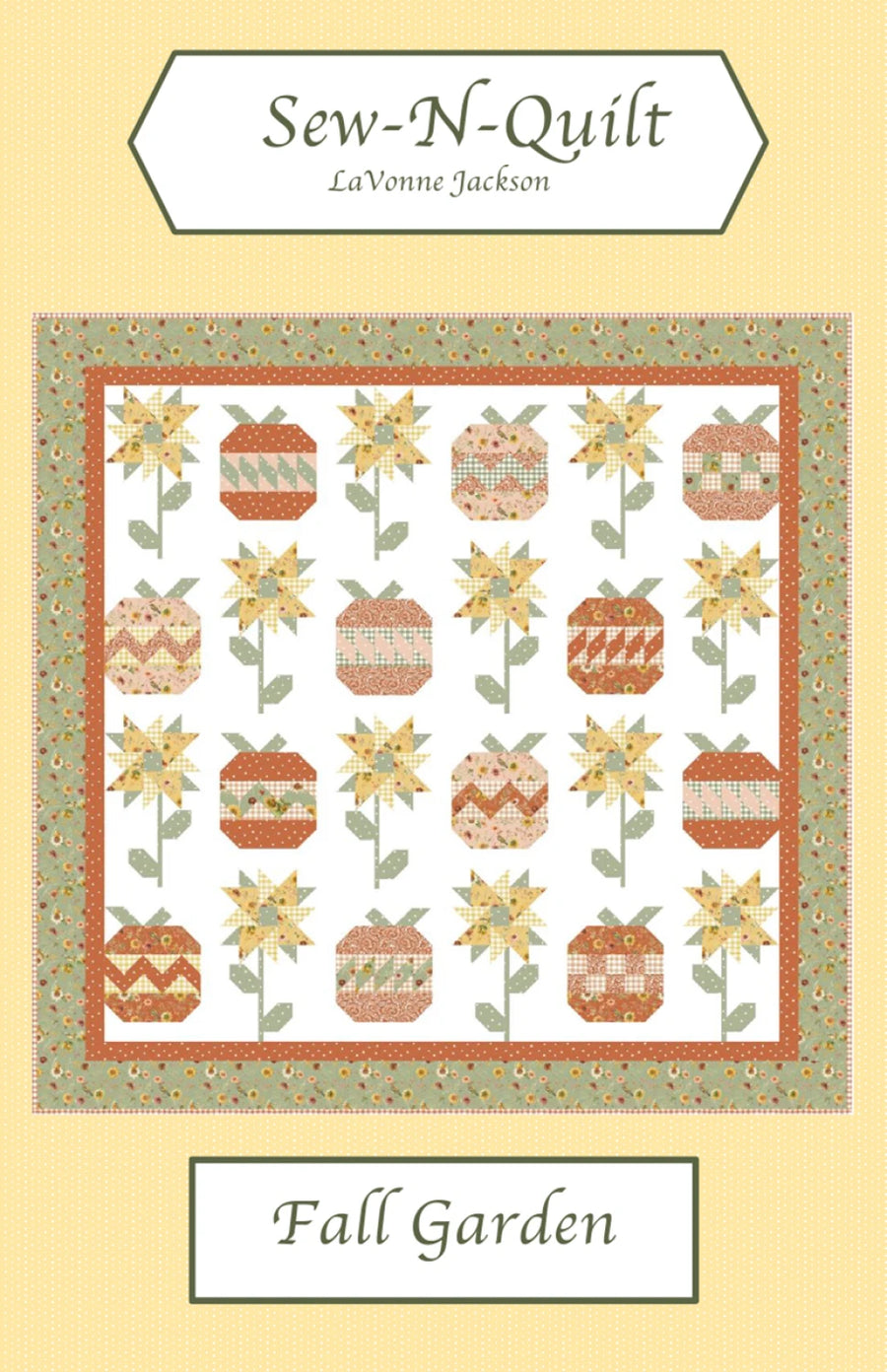 Fall Garden Quilt Pattern by Sew-N-Quilt – Cozy Autumn Quilting Project by Checker Distributors