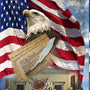 We the People Panel – Timeless Treasures Patriotic Quilting Fabric