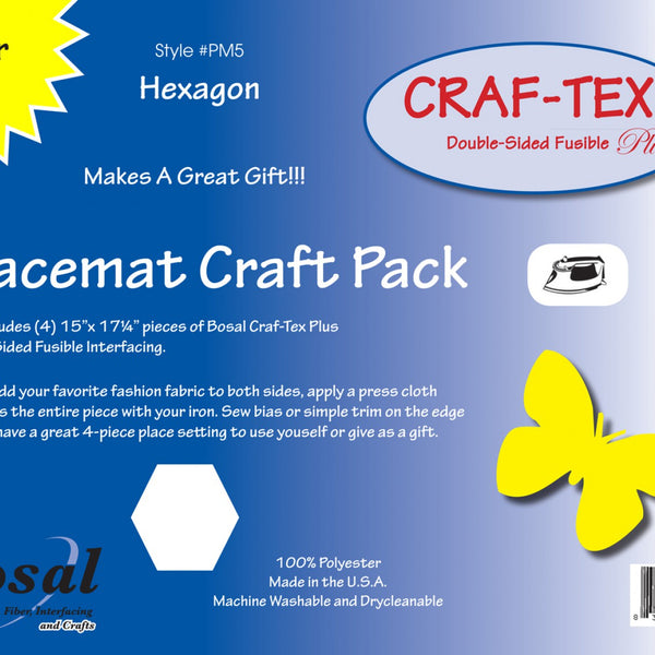 Hexagon Placemat Craft Pack