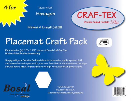 Hexagon Placemat Craft Pack