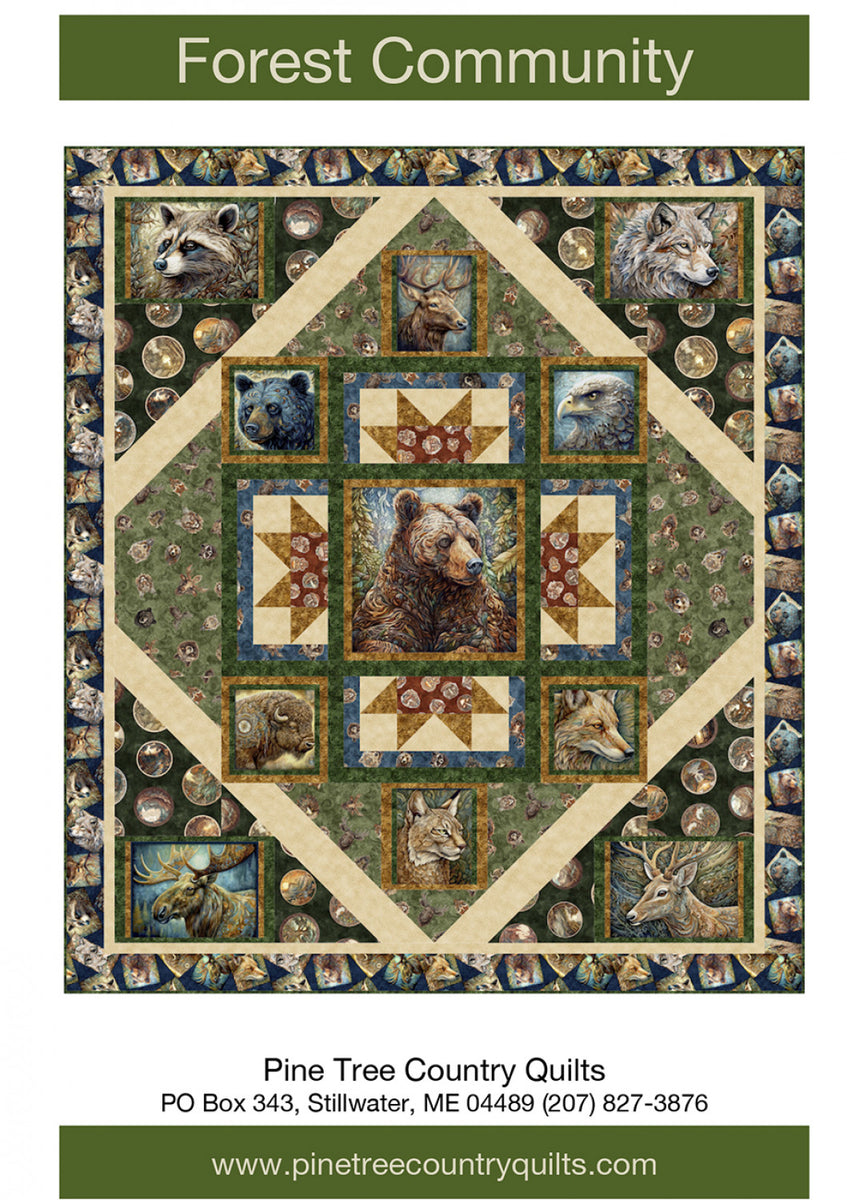 Forest Community Quilt Pattern