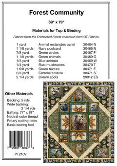 Forest Community Quilt Pattern