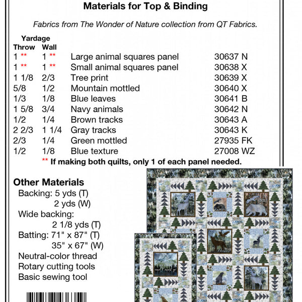 Nature Adventures Quilt Pattern