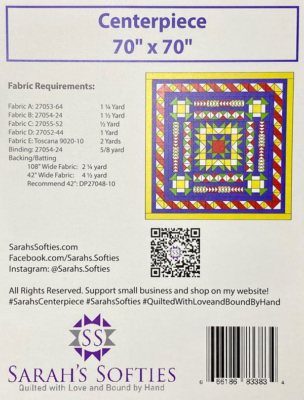 Centerpiece Quilt Pattern