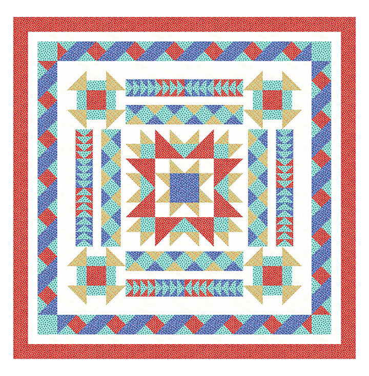 Centerpiece Quilt Pattern by Sarah's Softies