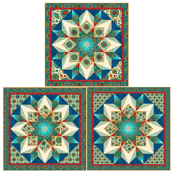 Boho Starburst Quilt Pattern by Patti Carey