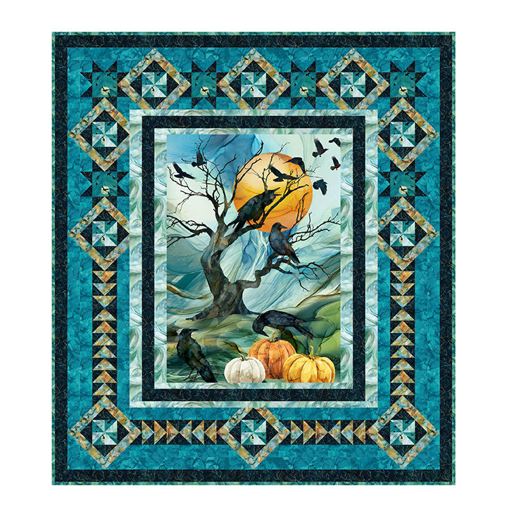 Harvest Moon Quilt Kit – Northcott Raven’s Call