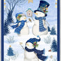 Let It Snow Man!  Fabric Panel 24" x 44" – Wilmington Prints