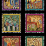 Folkscapes Fabric Panel by Benartex – Karla Gerard