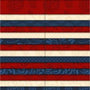 Old Glory - Jelly Roll/Strip-Pies/40 Karat Crystals Quilting Fabric FLAG KIT VERSION