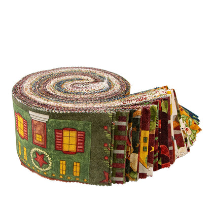 Up On The Housetop Rolie Polie by Riley Blake Designs