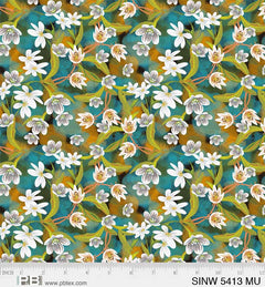 Spring in the Northwoods Throw Quilt Kit by P & B Textiles