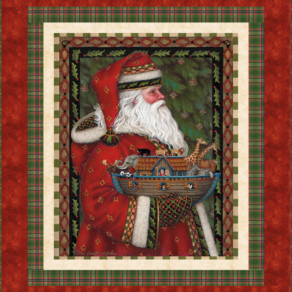Santa and Ark Panel Quilt Kit | Riley Blake Designs