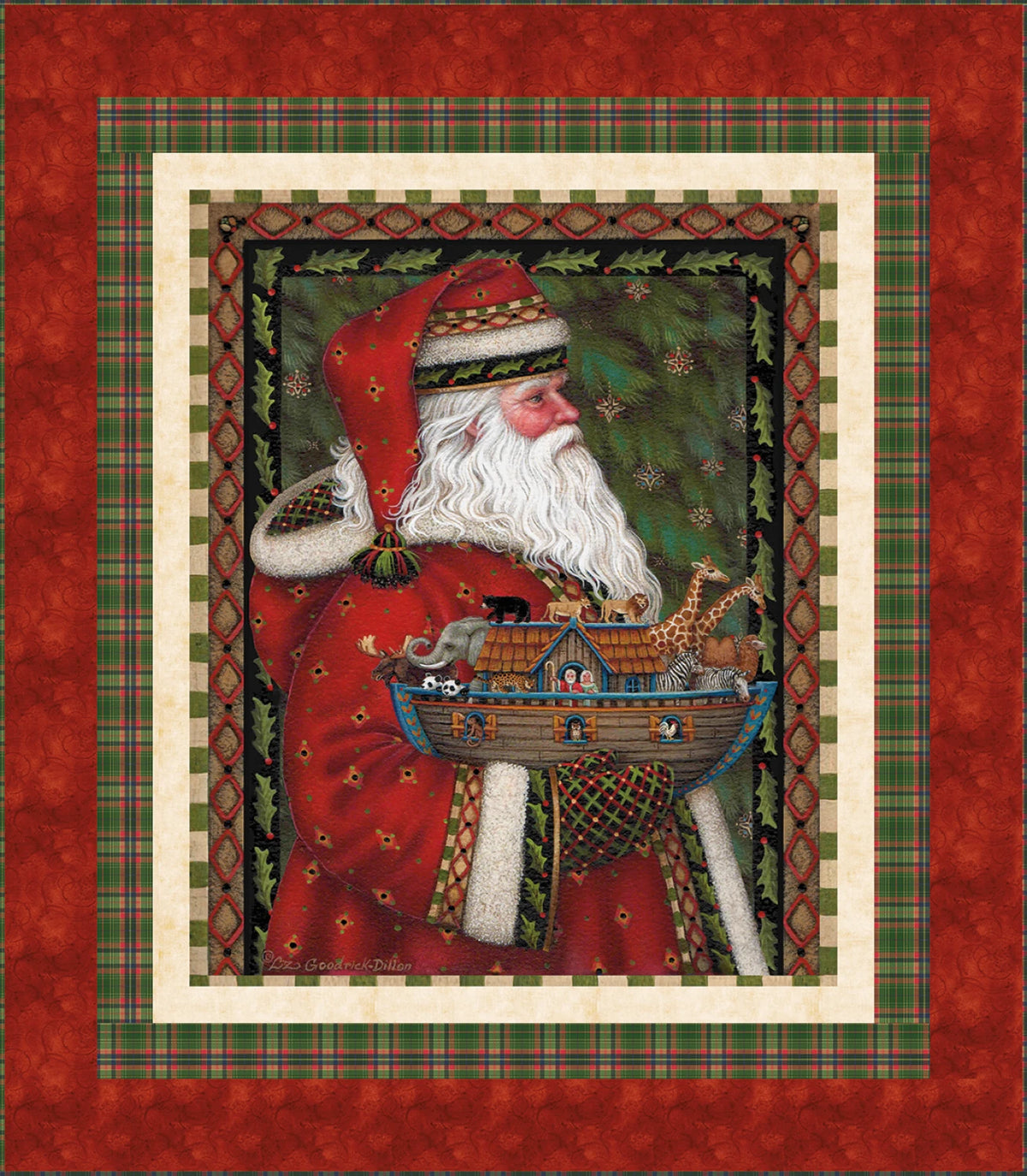 Santa and Ark Panel Quilt Kit | Riley Blake Designs