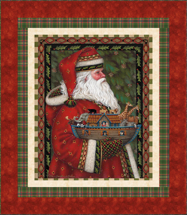 Santa and Ark Panel Quilt Kit | Riley Blake Designs