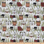 Benartex Winter Village Christmas Allover Cotton Fabric - Houses, Church & General Store