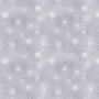 "Snowflakes All Over Gray" - Fabric by the 1/4 Yard