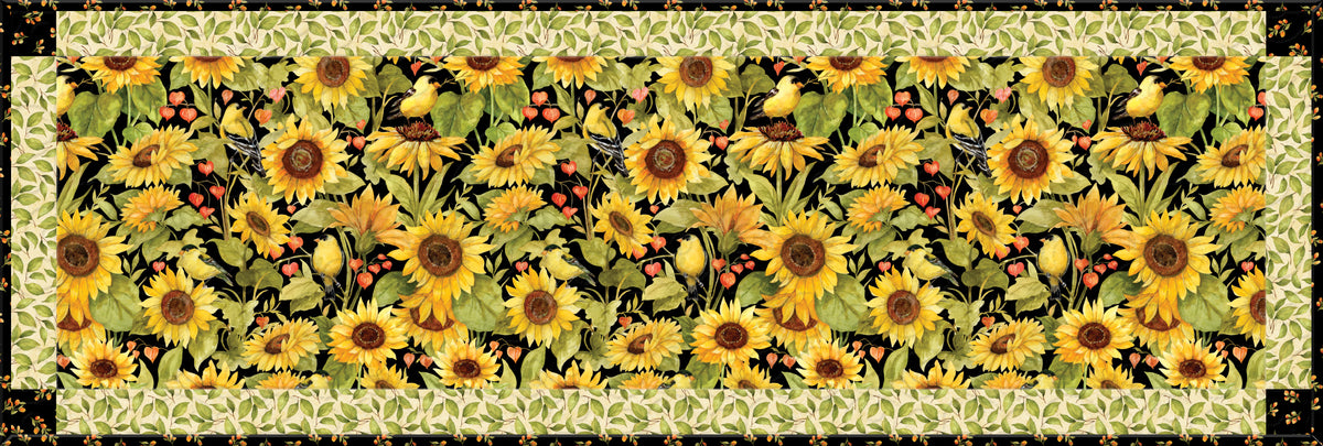 Sunflower Splendor Table Runner Quilt Kit | Limited Edition