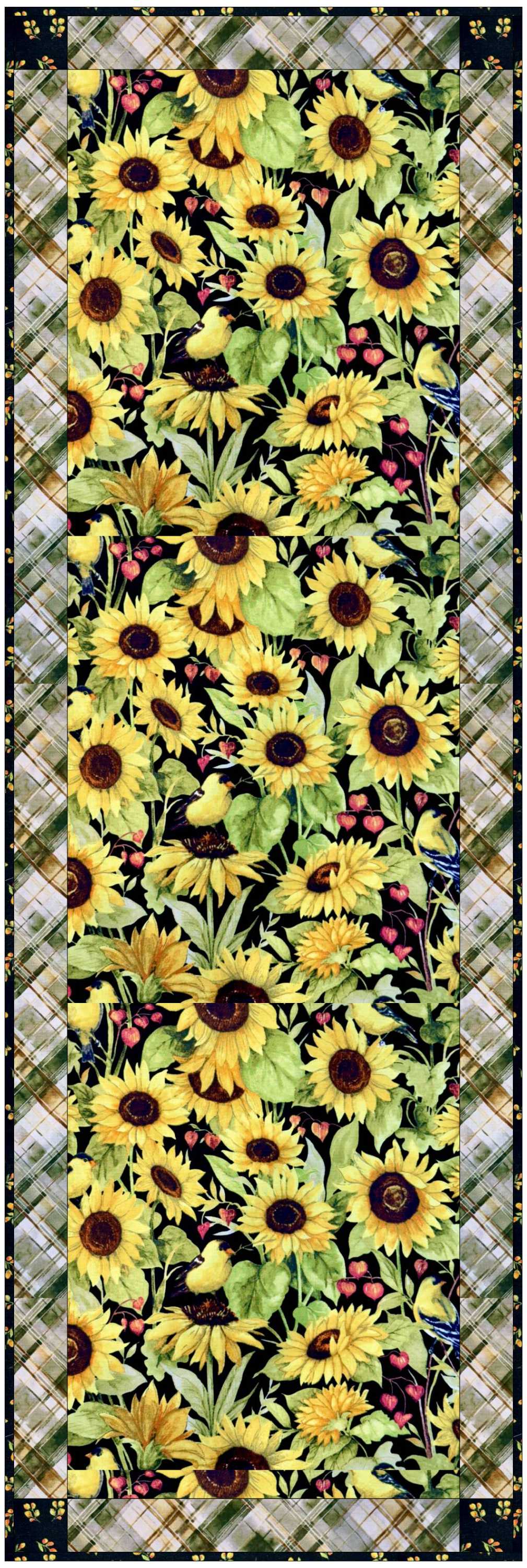 Sunflower Splendor Table Runner Quilt Kit | Limited Edition