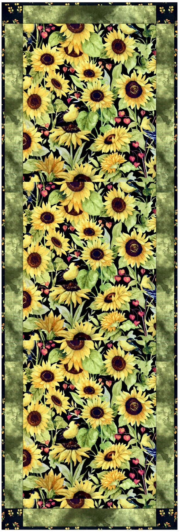 Sunflower Splendor Table Runner Quilt Kit | Limited Edition