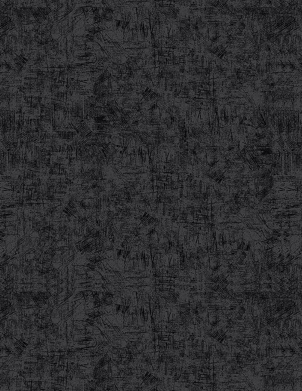 Sunshine Whispers Crosshatch Texture Black quilting fabric by Wilmington Prints