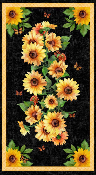 Sunshine Whispers" Fabric Panel 24" x 44" – Wilmington Prints