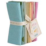 Seasonal Chambray 9 Piece Fat Quarter Bundle (Spring Hues) Quilting Fabric