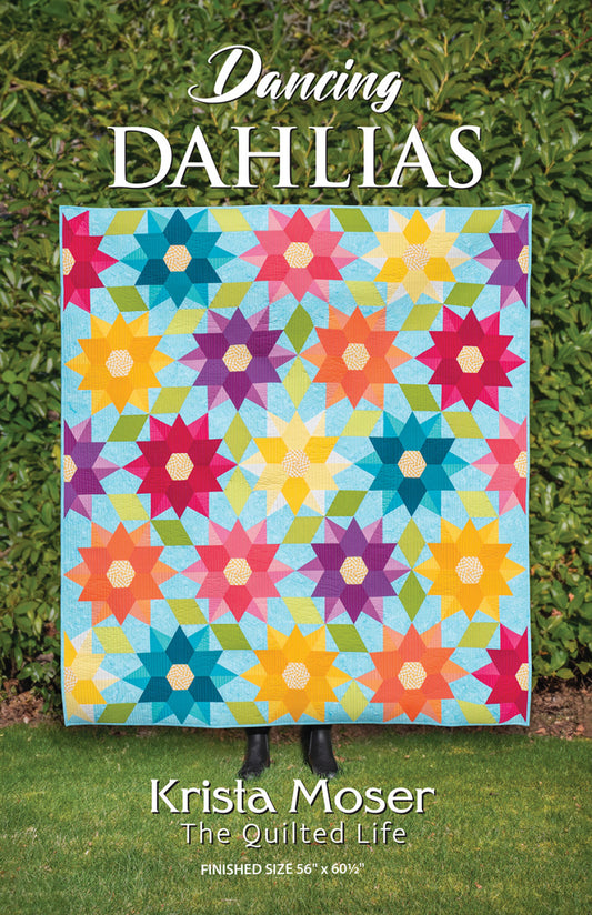 Dancing Dahlias Pattern by The Quilted Life