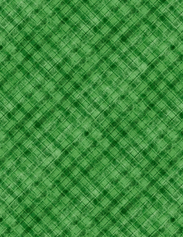 Sunshine Whispers Tonal Plaid Green quilting fabric by Wilmington Prints