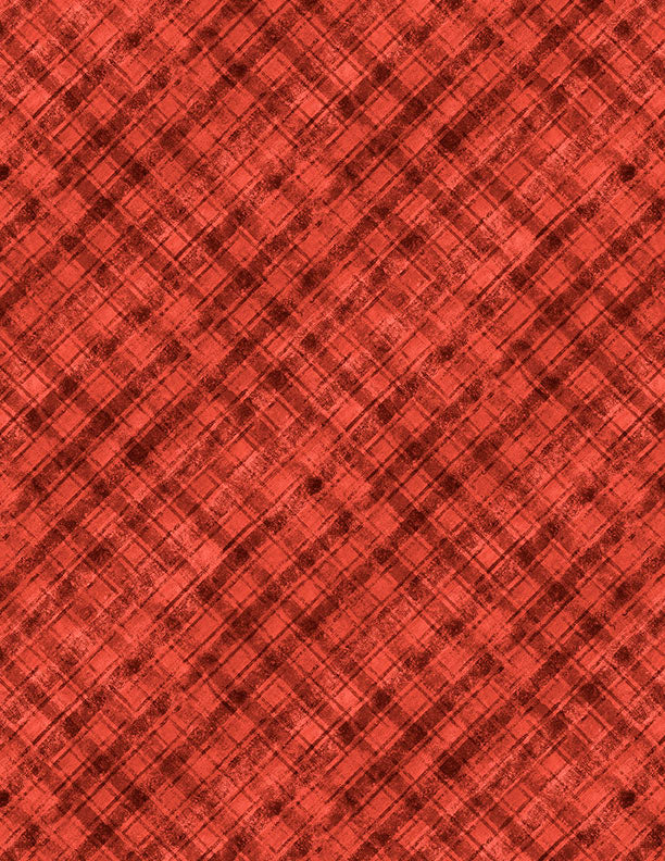 Sunshine Whispers Tonal Plaid Red quilting fabric by Wilmington Prints