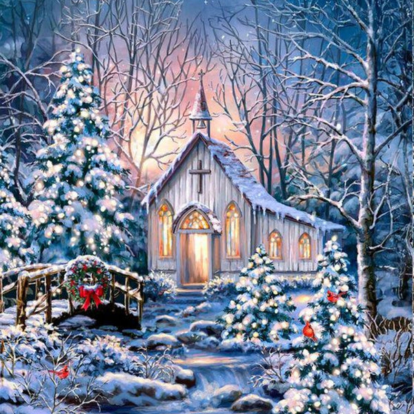 Multi Holiday Chapel Panel | Timeless Treasures