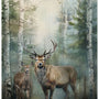 Forest-"Deer" Panel – by Hoffman Fabrics