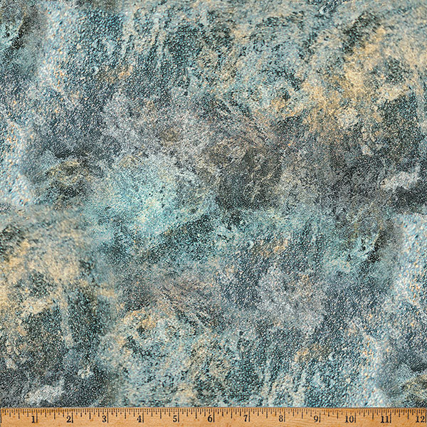 Stag and Stone "Breeze" - Fabric by the 1/4 yard by Hoffman Fabrics
