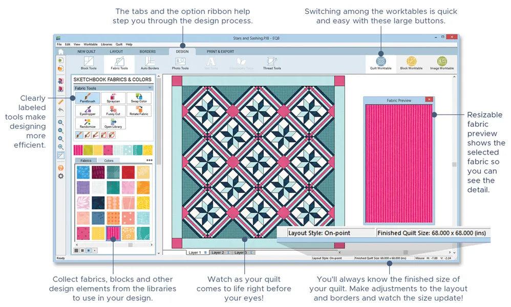 Electric Quilt 8 Software