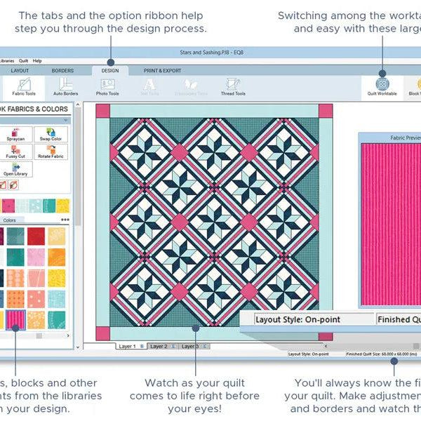 Electric Quilt 8 Software