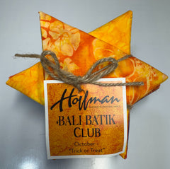 Hoffman Bali Batik Club October 2026 Trick or Treat fat quarter bundle
