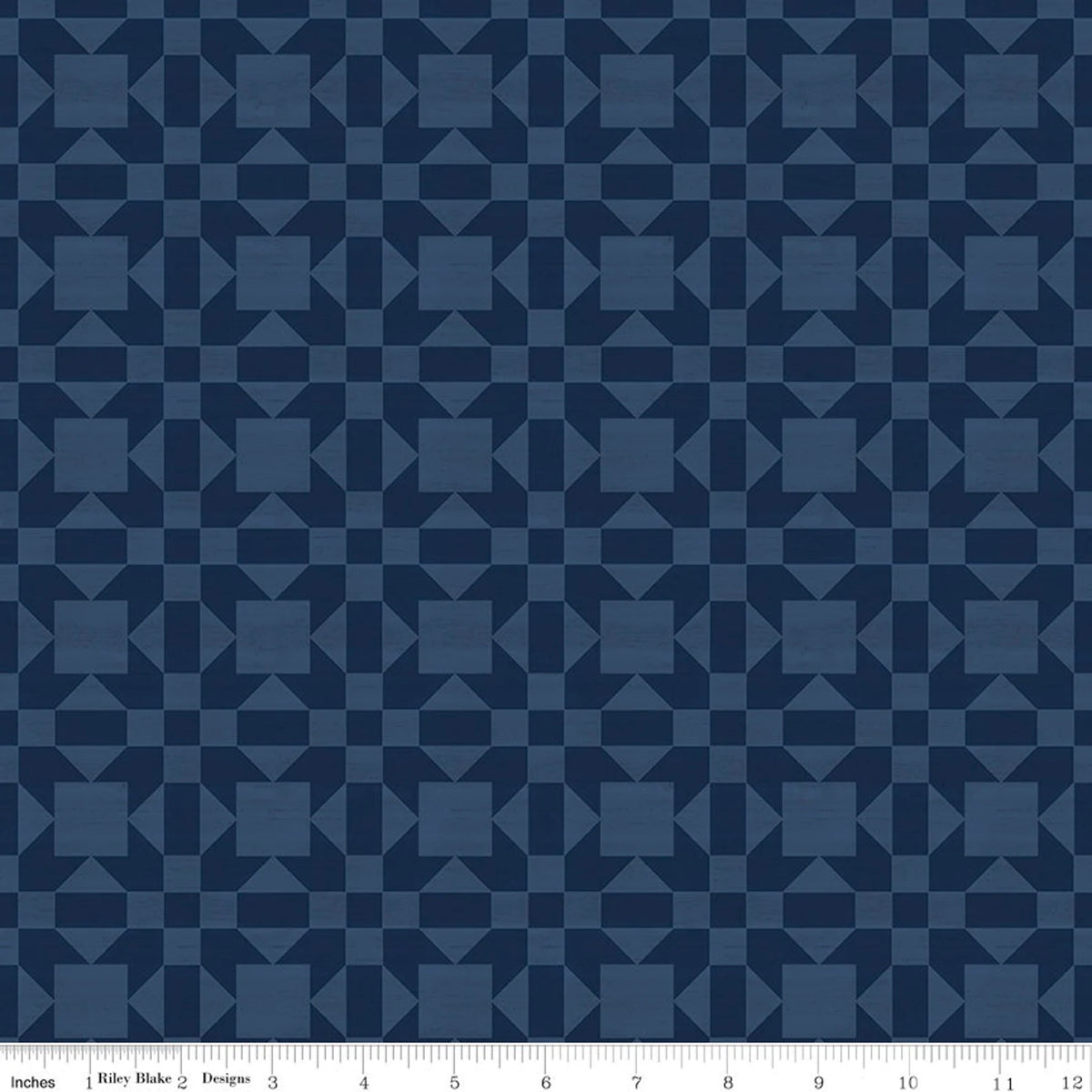 Barn Quilts Sisters Choice Fabric Collection - Quilt Blocks Blue by Riley Blake Designs