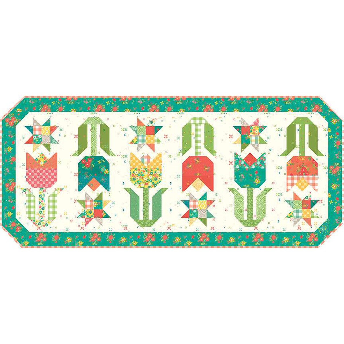 Tulip Time Table Runner Kit by Riley Blake Designs