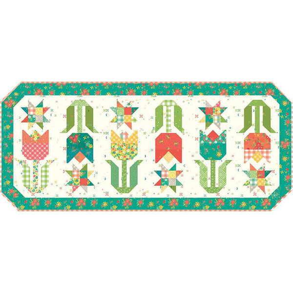 Tulip Time Table Runner Kit by Riley Blake Designs