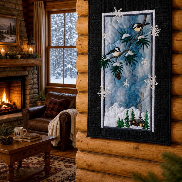 Frosted Perch Quilt Kit by McKenna Ryan | Hoffman - Very Limited Quantity Available