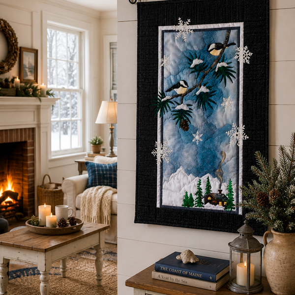 Frosted Perch Quilt Kit by McKenna Ryan | Hoffman - Very Limited Quantity Available