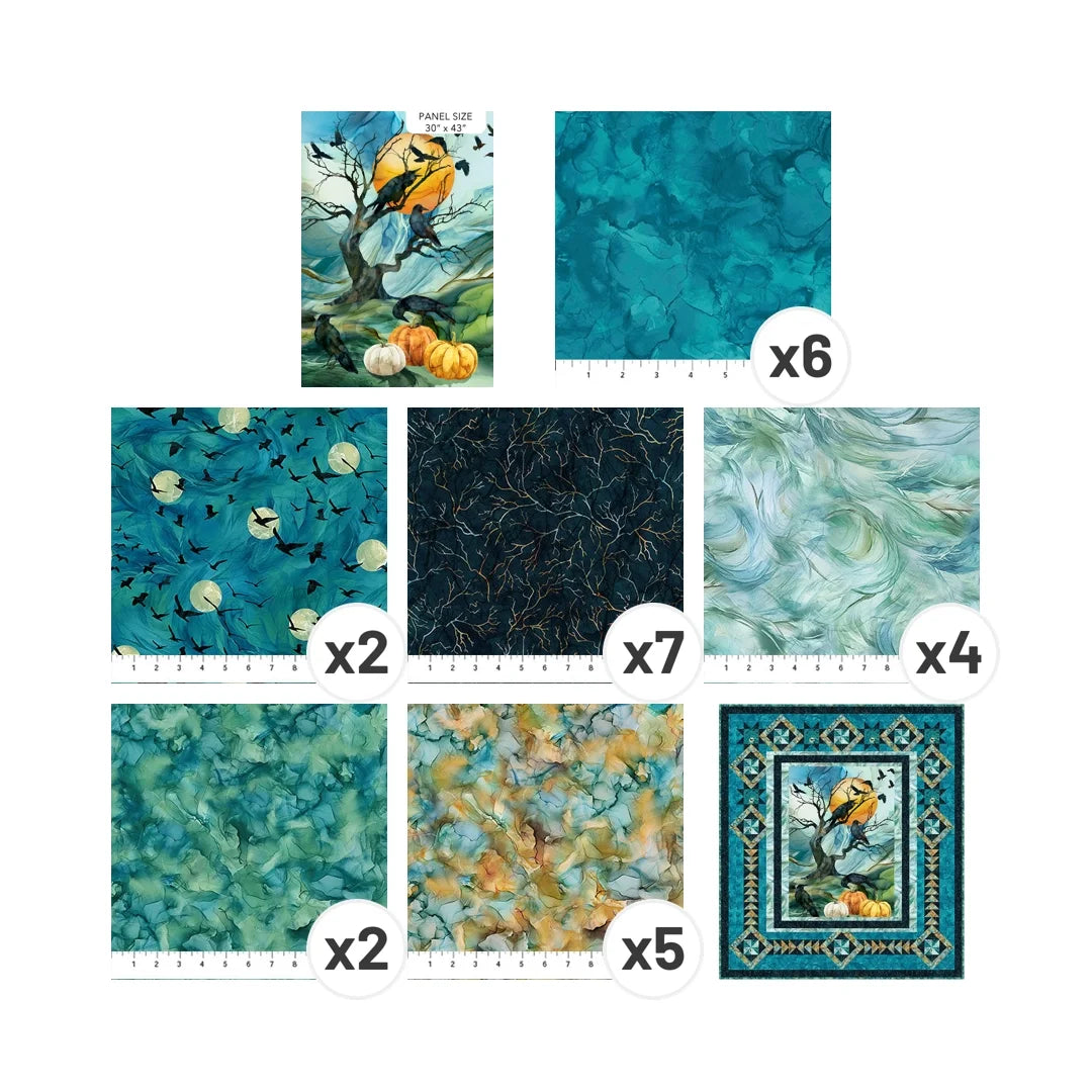 Harvest Moon Quilt Kit – Northcott Raven’s Call