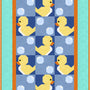 Bubble Bath Crib Size Quilt Pattern by Sue Cook of Larkspur Lane Designs
