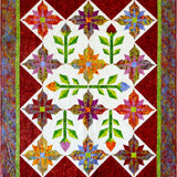 Flower Shoppe Quilt pattern by Sue Cook of Larkspur Lane Designs