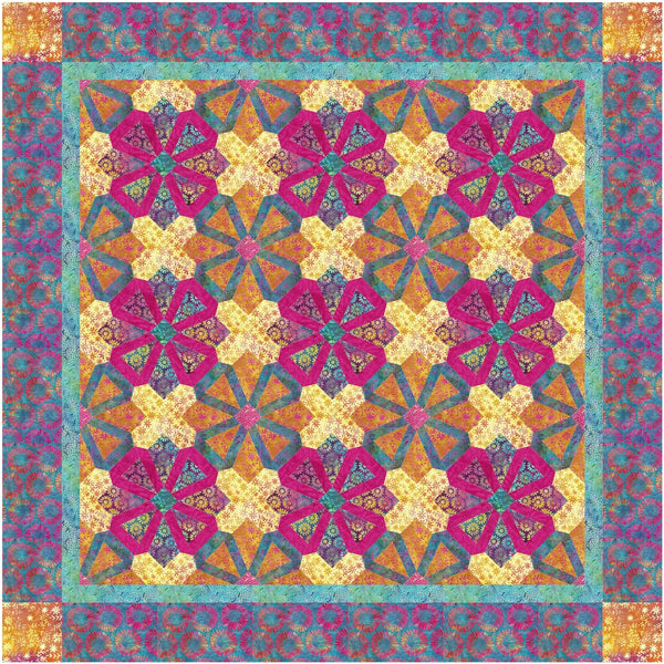 One Week Later...Lap or Wall Quilt Pattern by Sue Cook of Larkspur Lane Designs